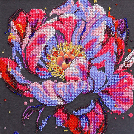 DIY Bead Embroidery Kit "Time to bloom"