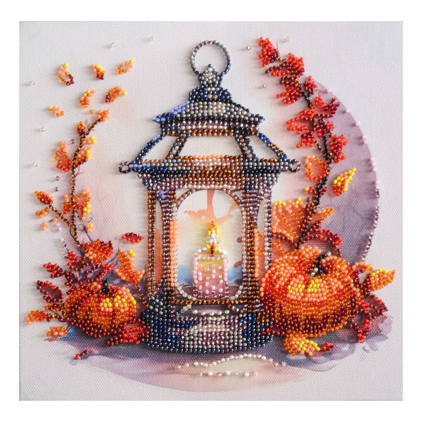 DIY Bead Embroidery Kit "Mid-sized bead embroidery kit Autumn light (Deco Scenes)"