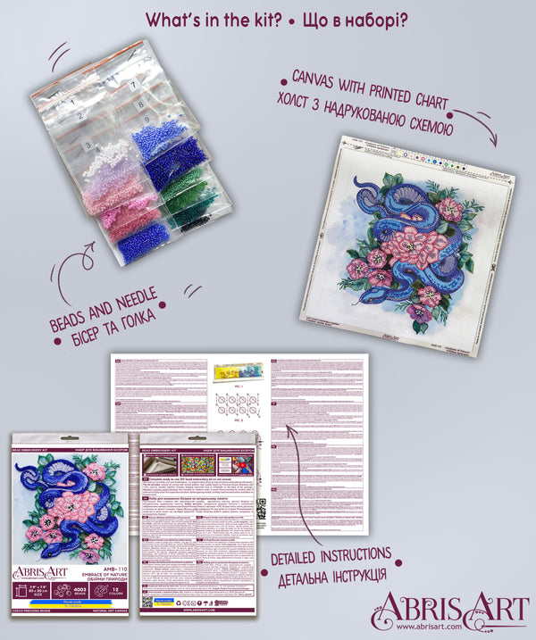 DIY Bead Embroidery Kit 