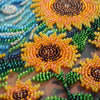 DIY Bead Embroidery Kit "Mid-sized bead embroidery kit Sunflowers in night’s embrace (Deco Scenes)"