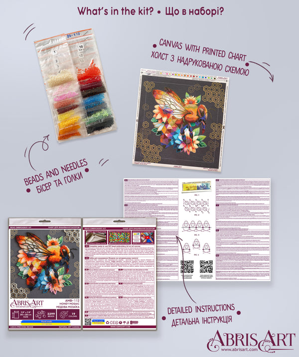 DIY Bead Embroidery Kit 