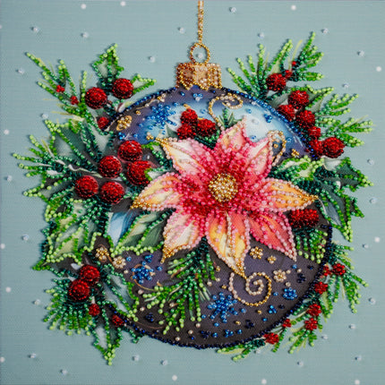 DIY Bead Embroidery Kit "Christmas glow"