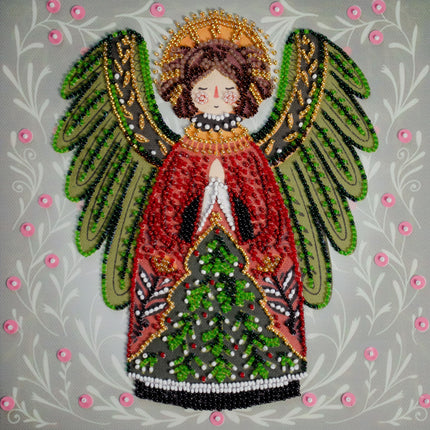 DIY Bead Embroidery Kit "Guardian of the Christmas Miracle"