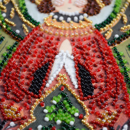 DIY Bead Embroidery Kit "Guardian of the Christmas Miracle"