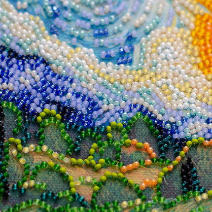 DIY Bead Embroidery Kit "Summer memories"