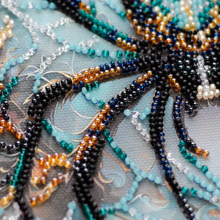DIY Bead Embroidery Kit "Crystal Web"