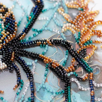 DIY Bead Embroidery Kit "Crystal Web"