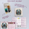 DIY Bead Embroidery Kit "Crystal Web"