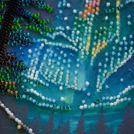 DIY Bead Embroidery Kit "Camping under the stars"