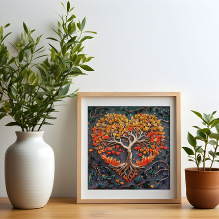 DIY Bead Embroidery Kit "Warm feelings"