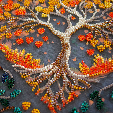 DIY Bead Embroidery Kit "Warm feelings"