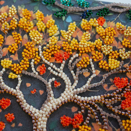 DIY Bead Embroidery Kit "Warm feelings"