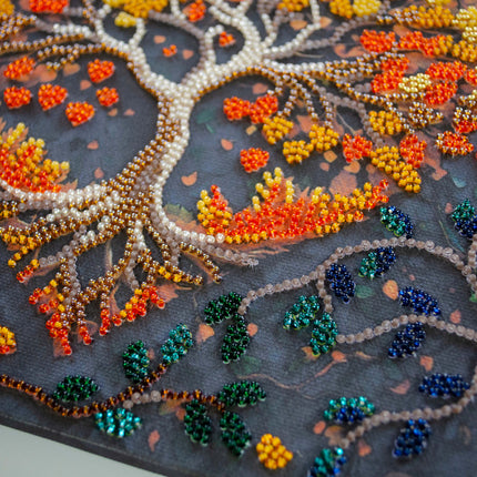 DIY Bead Embroidery Kit "Warm feelings"