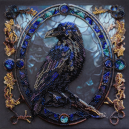 DIY Bead Embroidery Kit "Shade of night"