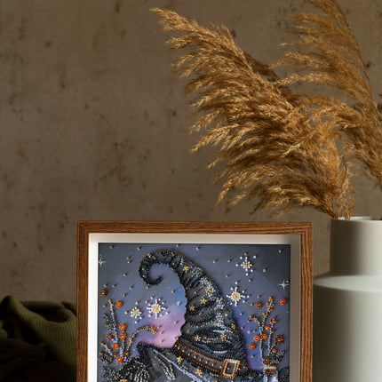 DIY Bead Embroidery Kit "Dream of the Witch " 7.9"x7.9" / 20.0x20.0 cm