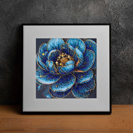 DIY Bead Embroidery Kit "Royal Bloom"