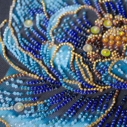 DIY Bead Embroidery Kit "Royal Bloom"
