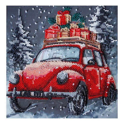 DIY Bead Embroidery Kit "Holiday Delivery"