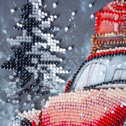 DIY Bead Embroidery Kit "Holiday Delivery"