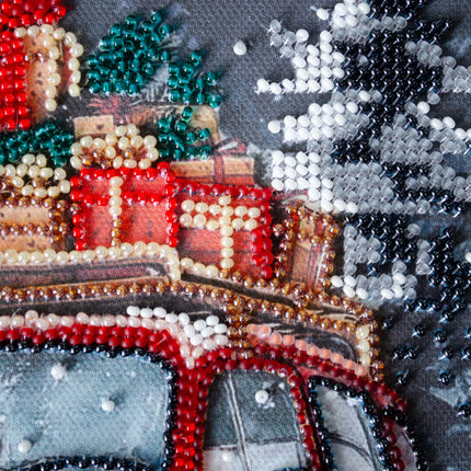 DIY Bead Embroidery Kit "Holiday Delivery"