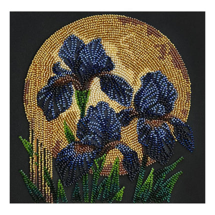 DIY Bead Embroidery Kit "Dancing in golden light"