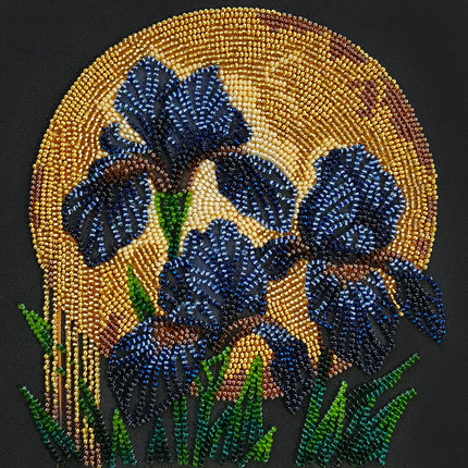 DIY Bead Embroidery Kit "Dancing in golden light"