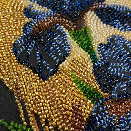 DIY Bead Embroidery Kit "Dancing in golden light"
