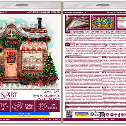 DIY Bead Embroidery Kit "Time to Celebrate"