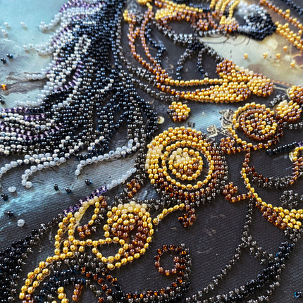 DIY Bead Embroidery Kit "Thunder of Darkness"