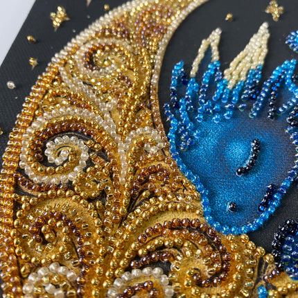 DIY Bead Embroidery Kit "Little One of Moonlit Legends"