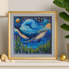 DIY Bead Embroidery Kit "The grandeur of the depths"