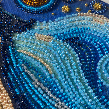 DIY Bead Embroidery Kit "The grandeur of the depths"