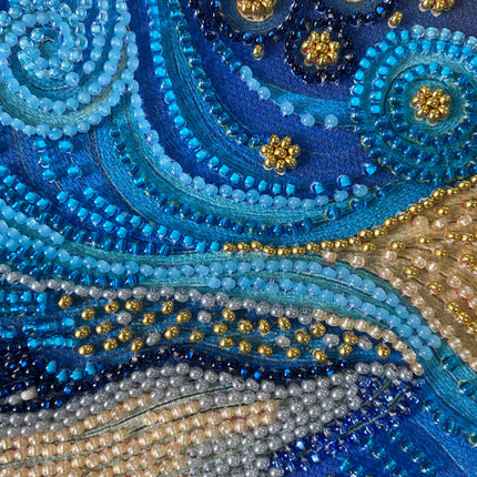 DIY Bead Embroidery Kit "The grandeur of the depths"