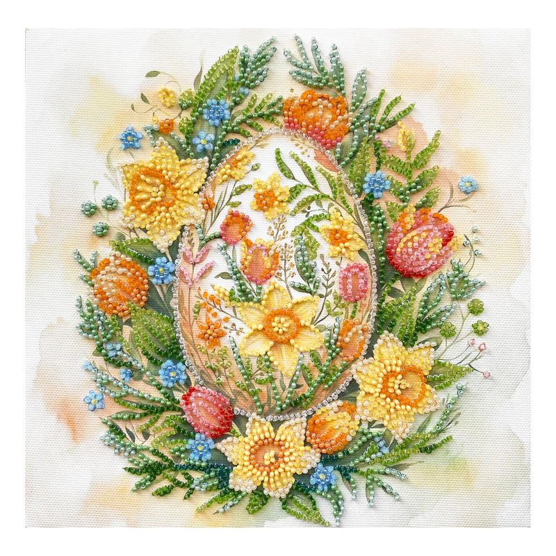 DIY Bead Embroidery Kit "Easter Symbol"