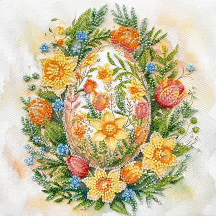 DIY Bead Embroidery Kit "Easter Symbol"