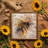 DIY Bead Embroidery Kit "Golden honey"