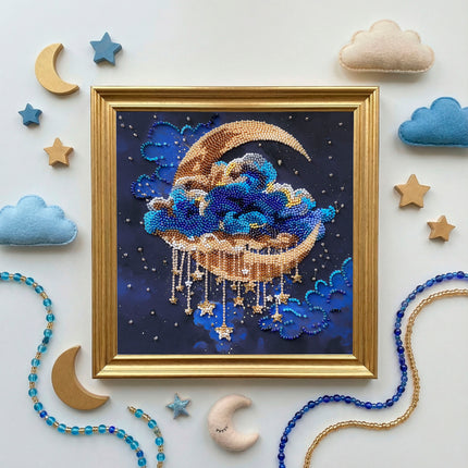 DIY Bead Embroidery Kit "Cradle of Stellar Dreams"