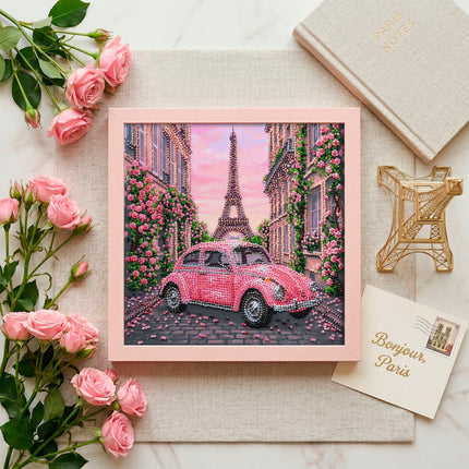 DIY Bead Embroidery Kit "La Vie en rose"
