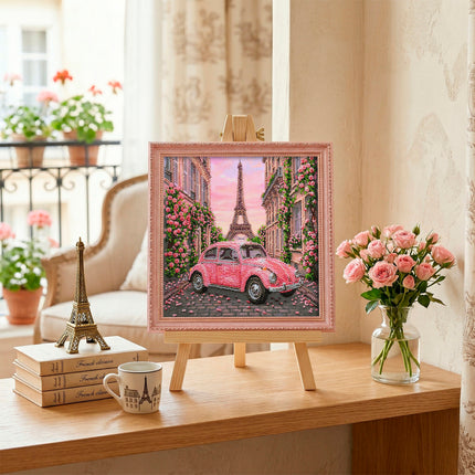 DIY Bead Embroidery Kit "La Vie en rose"