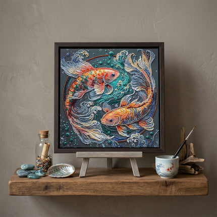 DIY Bead Embroidery Kit "Dancing among the waves"