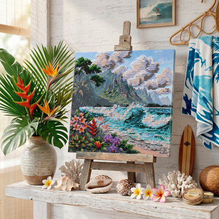 DIY Bead Embroidery Kit "Blue Lagoon"
