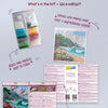 DIY Bead Embroidery Kit "Blue Lagoon"