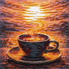 DIY Bead Embroidery Kit "Fragrant Coffee"