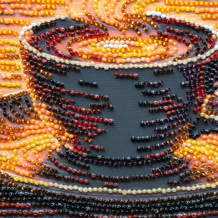DIY Bead Embroidery Kit "Fragrant Coffee"