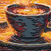 DIY Bead Embroidery Kit "Fragrant Coffee"