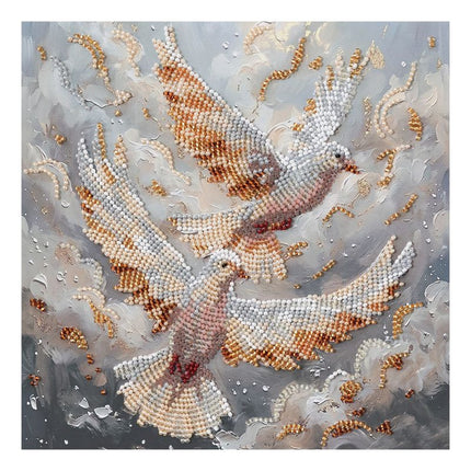 DIY Bead Embroidery Kit "Dance of Loves"