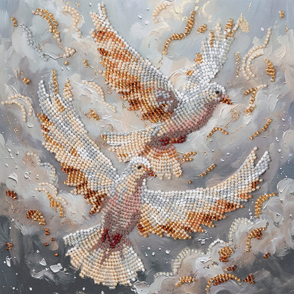 DIY Bead Embroidery Kit "Dance of Loves"