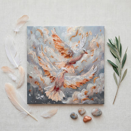 DIY Bead Embroidery Kit "Dance of Loves"