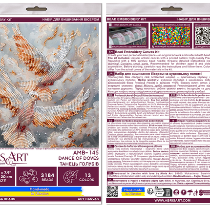 DIY Bead Embroidery Kit "Dance of Loves"