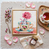 DIY Bead Embroidery Kit " A touch of spring"